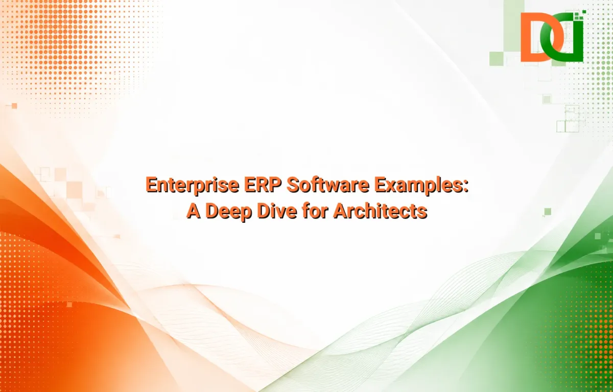 Architectural diagram illustrating enterprise ERP system components, microservices, and data flow, representing advanced software engineering by Do Digitals.
