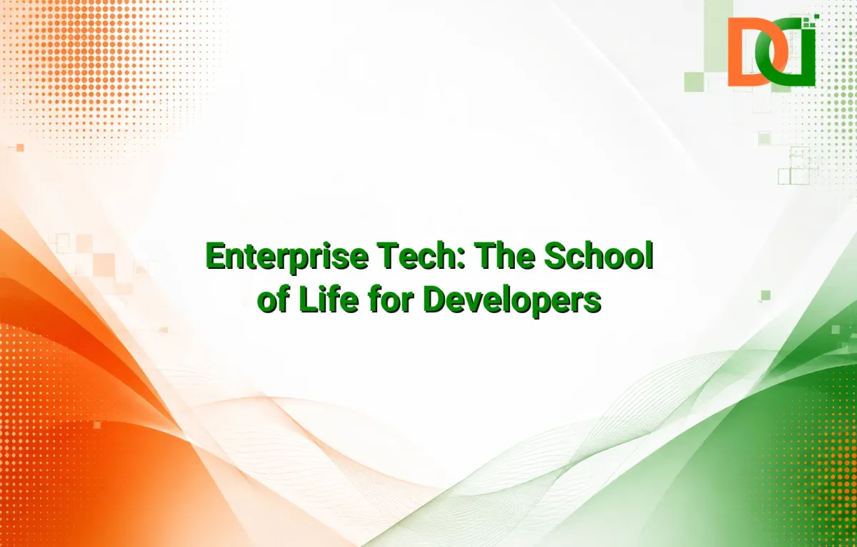 Diagram illustrating complex enterprise architecture with interconnected microservices and database optimization strategies, representing the 'school of life' in tech.