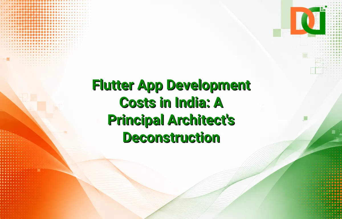Flutter App Development Costs in India: A Principal Architect's Deconstruction